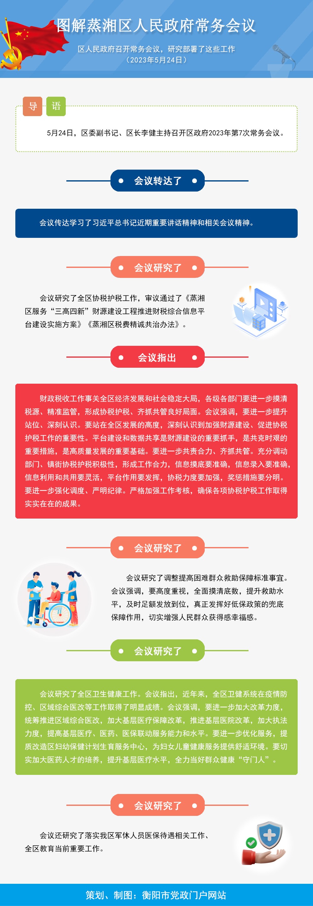 图解：区政府2023年第7次常务会议召开