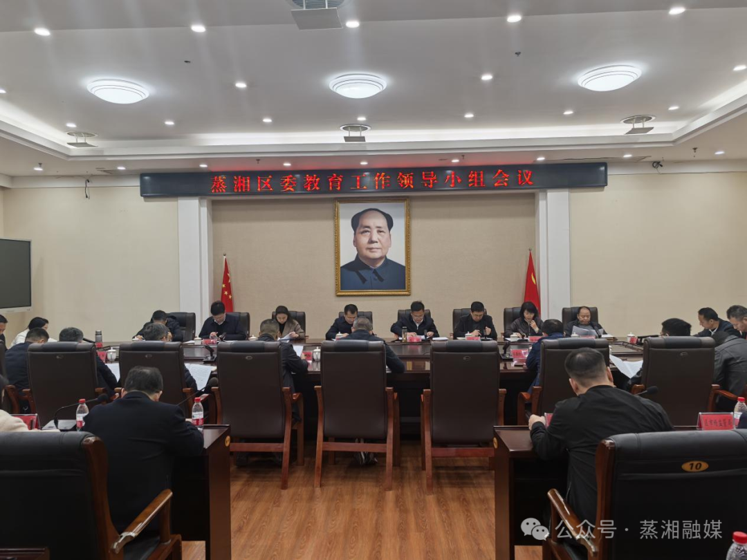 蒸湘区召开区委教育工作领导小组会议 擘画教育高质量发展新蓝图