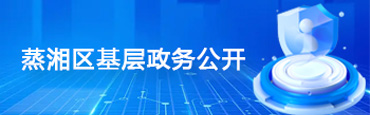蒸湘区基层政务公开